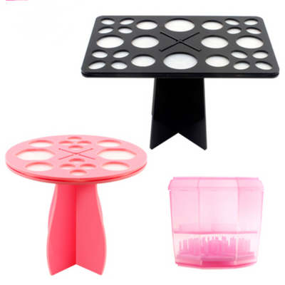 Organizador de Brochas de Maquillaje con 14 Espacios - Secador y Soporte de Exhibición - Image 26