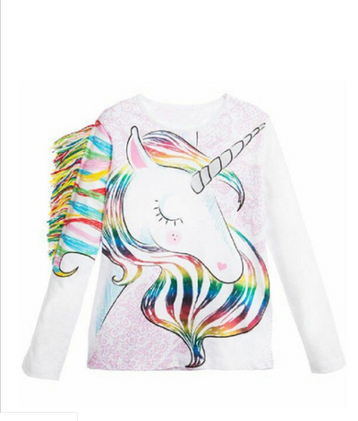 Camiseta Infantil Estampado Caballo 3D - Moda Europea Tendencia - Image 6