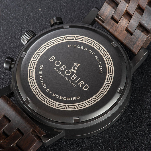 Reloj de Madera y Cuarzo Resistente al Agua - Estilo Ejecutivo - Image 13