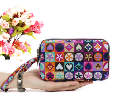 Billetera Táctil para Mujer con Tres Compartimentos y Bolsillo para Celular - Image 11