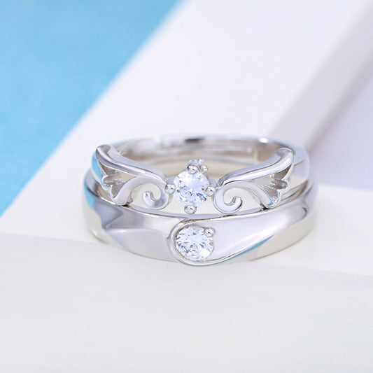 Anillo de Boda para Parejas Angel - Image 2