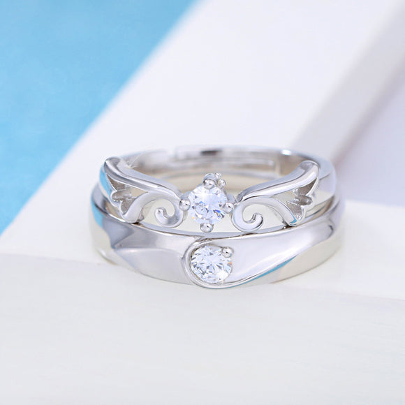 Anillo de Boda para Parejas Angel