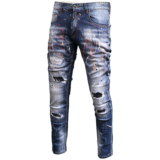 Jeans de Tela Elástica con Tecnología de Ajuste de Color - Image 3