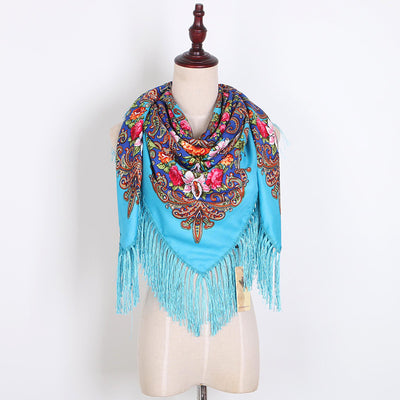 Pañuelo Étnico Oversized de Algodón Premium - Image 8