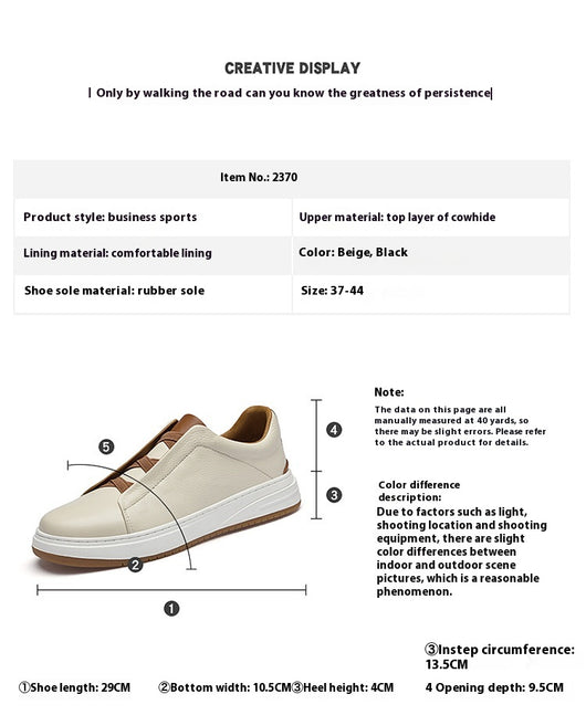 Zapatos Casuales de Cuero Genuino Nobuk - Slip-on Cómodos - Image 9