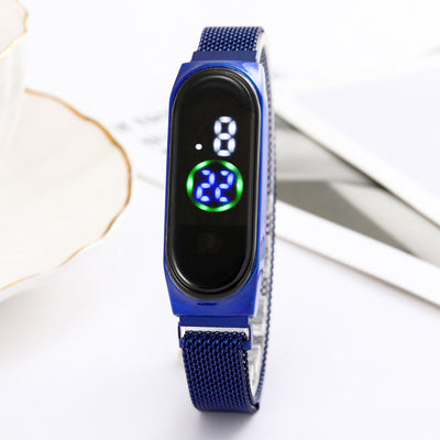 Reloj Inteligente LED con Pantalla Táctil y Malla Metálica - Image 12