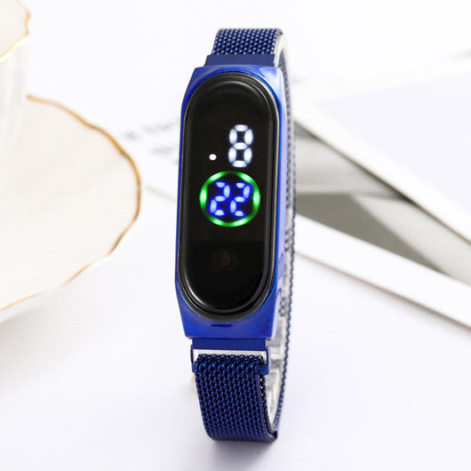 Reloj Inteligente LED con Pantalla Táctil y Malla Metálica - Image 12