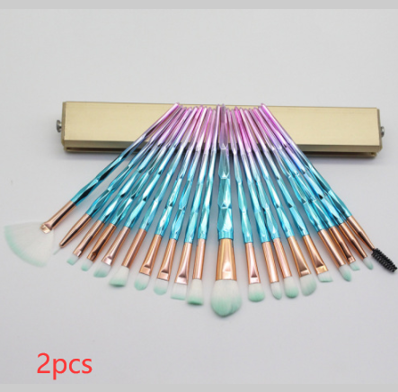 Set de Brochas de Maquillaje Diamond Multicolor Premium - Image 22