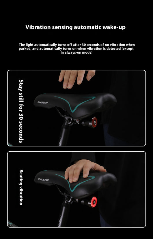 Luz Trasera de Advertencia para Bicicleta de Ruta - Image 16