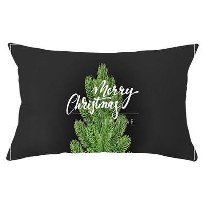Funda de Almohada Navideña Serie Verde con Estampado Piel de Melocotón - Image 30