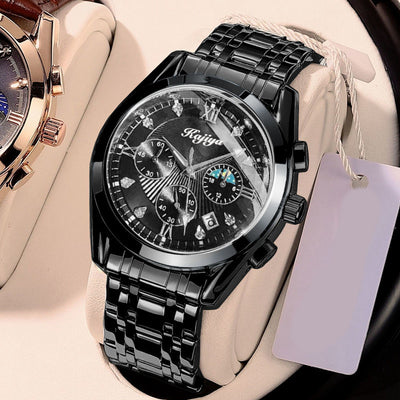Reloj Automático para Hombre Acero Inoxidable Resistente al Agua Luminoso - Image 10