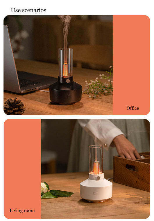 Humidificador Ultrasónico Retro 150ml con Luz Nocturna y Difusor de Aromas - Image 16