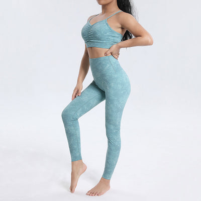 Conjunto Deportivo Cintura Alta para Yoga y Running - Image 11
