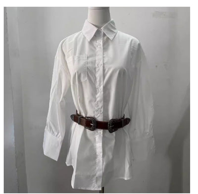Vestido Camisero Blanco para Mujer - Colección Otoño - Image 10