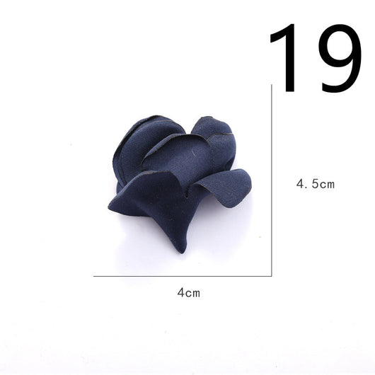 Diadema de Flores de Tela con Base Adhesiva para Hacer a Mano - Image 69