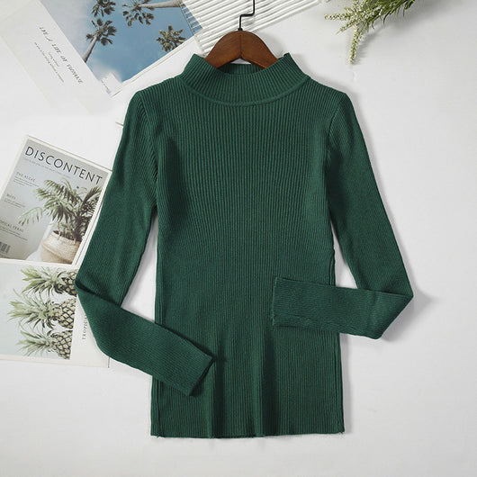 Suéter Cuello Alto Otoño Mujer - Pullover Elegante - Image 11