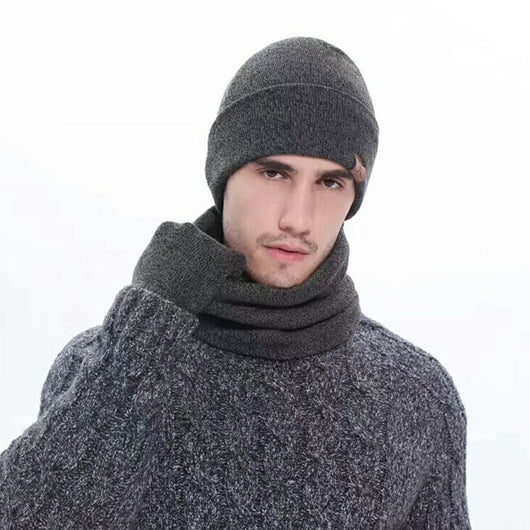 Gorro Tres Piezas con Forro de Terciopelo Cálido - Image 12