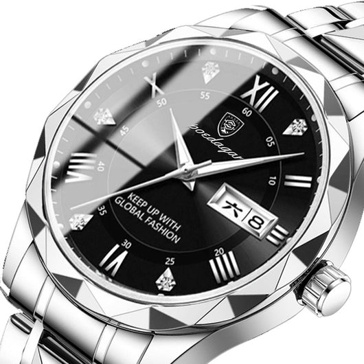Reloj para Hombre con Correa de Cuero y Movimiento de Cuarzo - Image 8