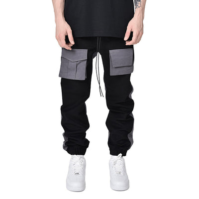 Pantalones Deportivos Casuales Holgados de Corte Recto para Hombre