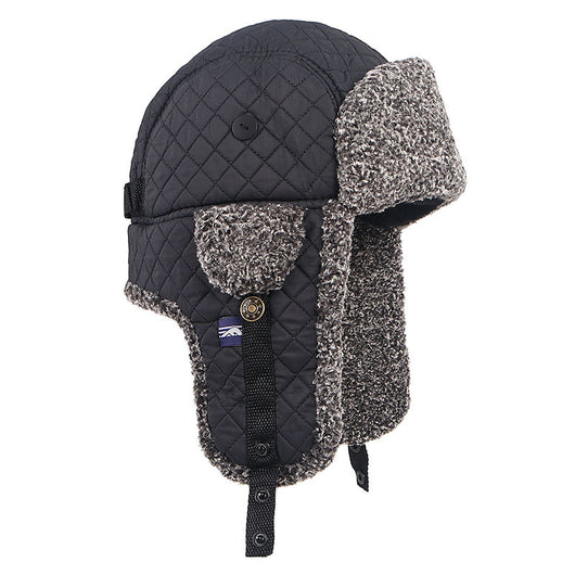 Gorro de Abrigo a Cuadros con Protección para Orejas