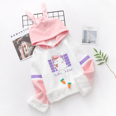 Suéter con capucha de manga larga para mujer - Image 10