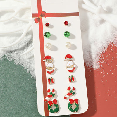 Aretes Navideños Set Renos Cartoon Fashion - Image 7