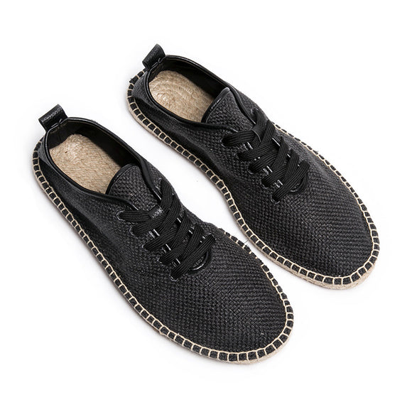 Zapatos Casuales de Algodón y Lino para Hombre
