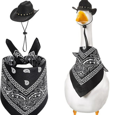 Conjunto Toalla Saliva Sombrero Vaquero para Fiesta de Jardín - Image 6