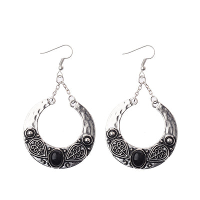Aretes Colgantes de Turquesa Incrustada Personalizados - Image 11