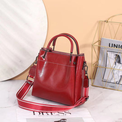 Bolso Bandolera de Cuero para Mujer - Diseño Versátil y Portátil