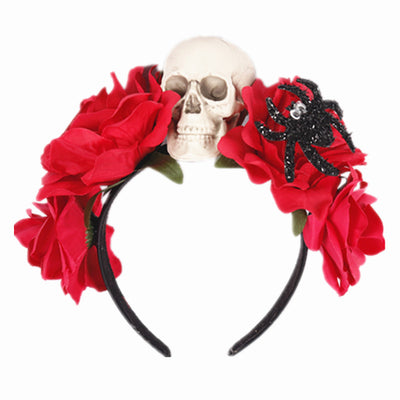 Diadema Calavera con Corona para Fiestas y Baile - Image 3