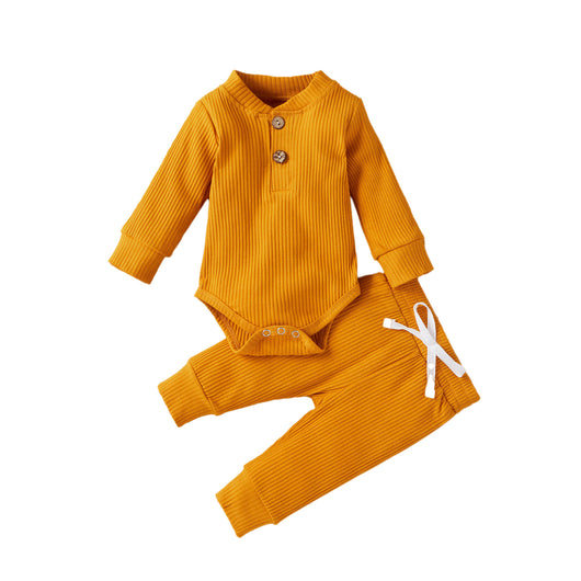 Conjunto de Enterizo y Pantalón de Cuello Alto para Niños y Niñas - Image 12