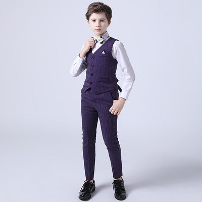Conjunto de Verano para Niños: Chaleco y Pantalón a Rayas - Image 3