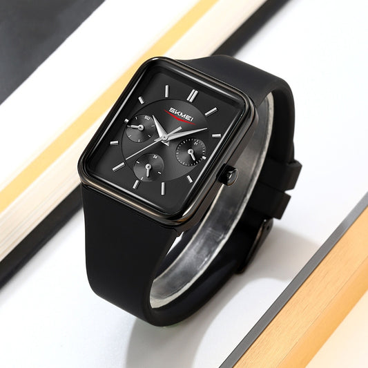 Reloj Cuadrado de Silicona Multifuncional Impermeable para Niñas