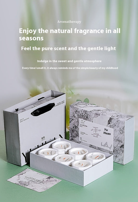 Vela Aromaterápica Octágono Tinta - Caja Regalo Elegante - Image 22