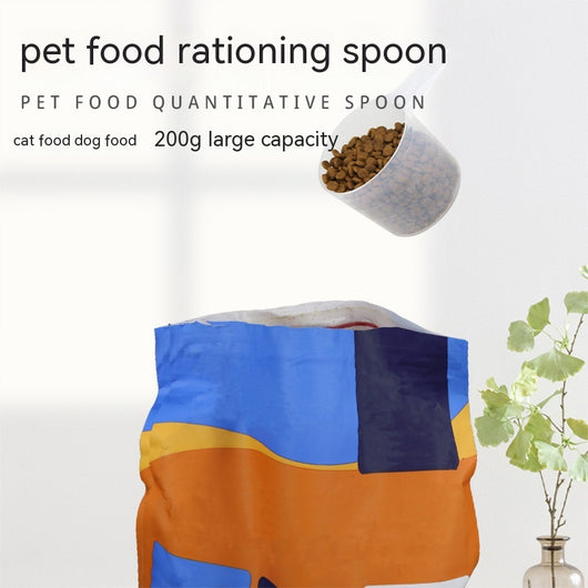 Cuchara Medidora Graduada de Gran Capacidad para Alimentos de Mascotas