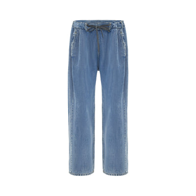 Jeans Rectos Talle Alto Desgastados para Mujer - Image 5