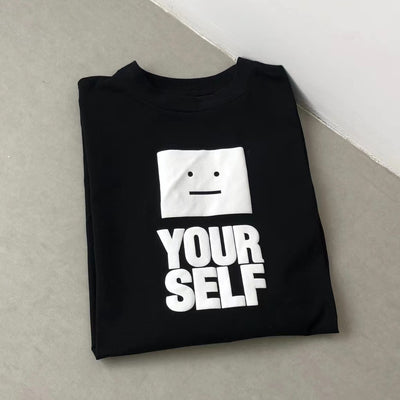 Playera Unisex Estampado de Letras - Casual y Versátil - Image 8
