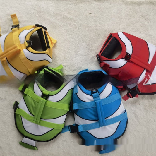 Chaleco Salvavidas para Mascotas con Diseño a Rayas