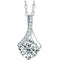 Anillo de Diamante Moissanita Platino D Color 1 Quilate Ajustable