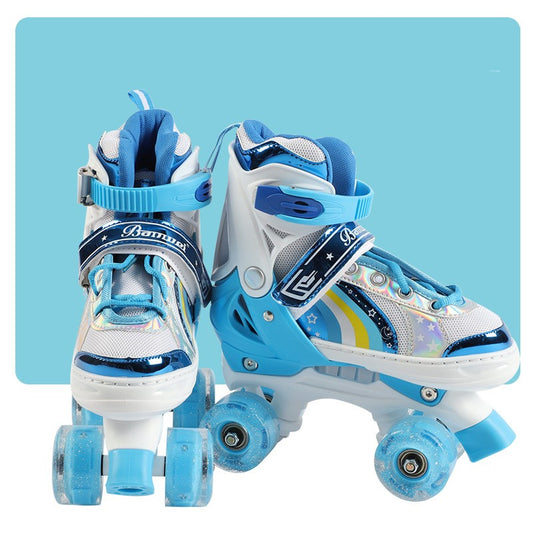 Patines Infantiles de Cuatro Ruedas con Luces LED - Image 3