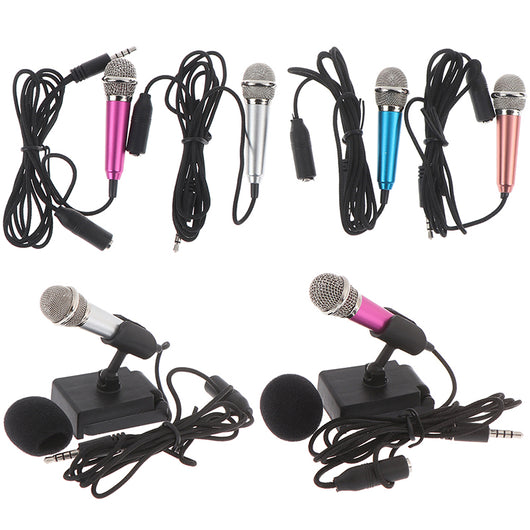 Micrófono Karaoke Portátil 3.5mm - Studio Mini para KTV