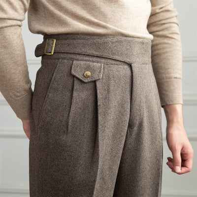 Pantalones Rectos de Cintura Alta para Hombre - Image 5