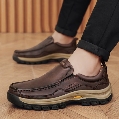 Zapatos de Cuero Casual Estilo Británico para Senderismo y Outdoor - Image 2