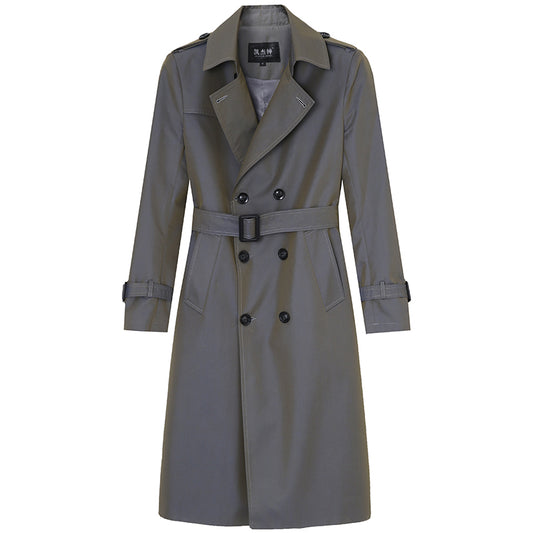 Abrigo Elegante Coreano Estilo Británico para Hombre