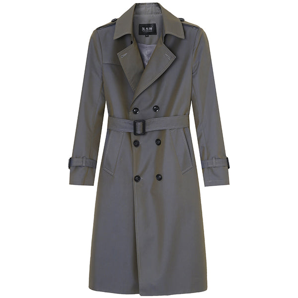 Abrigo Elegante Coreano Estilo Británico para Hombre