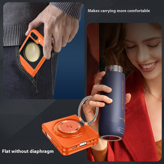 Funda Magnética Giratoria 360° para Samsung Galaxy Z Flip6 con Soporte Plegable - Image 14