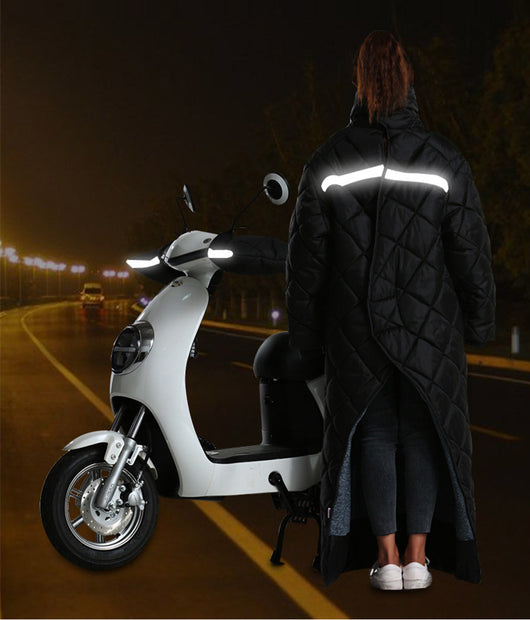 Chaqueta Cortavientos Acolchada Impermeable con Asa de Transporte - Image 20
