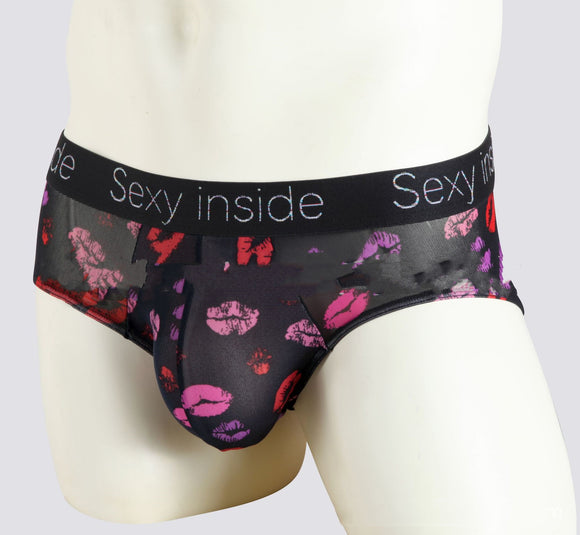 Shorts Deportivos de Seda de Hielo con Estampado