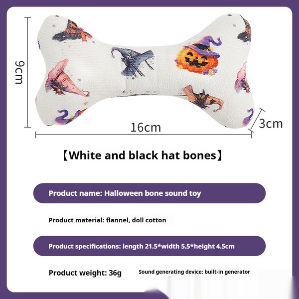 Juguete Interactivo Halloween Hueso con Sonido para Mascotas - Image 4